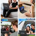 WONNIE 16.9" Portable Blu-ray Player with 14.1" 1080P Full HD Large Swivel Screen, Blu-ray DVD Player with HDMI Out & AV Out, 4-5 Hours Rechargeable Battery, Support USB/Micro SD Card