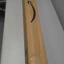 Juexica 1 Pcs Natural Bamboo Wall Panel for Interior Wall 48'' x 96'' Bamboo Covering Renewable Pole Wainscoting Room Divider Decor for Bedroom Living Room Kitchen Island Office (Carbonized)