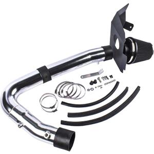 Heat Shield Cold Air Intake Black Filter Replacement for 2011-2020 Chrysler 300 300C Dodge Challenger Charger 3.6L V6 HI-DG-12CK-1-L