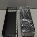 Ofiray-home Magnetic Fridge Shelf, 4-Pack Metal Strong Magnet Rack, Space Saving Spice Organizer, Utensil Holder, Fruit Potato Onion Storage Bins, Black Refrigerator Organizers and Storage