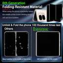 IMBZBK [Auto-Dust Removal] 2 Pack Privacy Screen Protector for Google Pixel 10 Pro Fold, 2 Inside Anti-Spy Film + 2 Front Tempered Glass + 2 Camera Lens Protector Accessories with Installation Frame