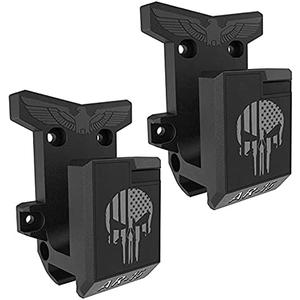 Gun Wall Mount, Gun Rack with Absolutely Strong and Solid PA Material& Frosting Treatment Display Storage Organization System Unique Low Profile Design Withstand 300Lbs of Tension