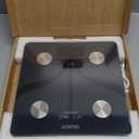 RENPHO Smart Scale for Body Weight, Type-C Rechargeable Digital Bathroom Scale, Electronic 13 Body Composition Monitor with Smartphone App, 400 lbs, Black, Elis 1 (11 inch)