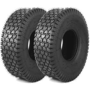 AR-PRO 20x8.00-8 Lawn Tractor Riding Mower Turf Tires Heavy-Duty 4 Ply Tubeless Tire Replacement for Zero Turn Mowers, ATVs, Garden Tractors, Golf Carts Set of 2 No Rim