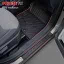 Mabett Floor Mats with Door Sill Protectors for Ford Maverick Gasoline Accessories 2026 2025 2024 2023 2022, All-Weather TPE Liner Mat Custom Fit Maverick Gasoline Model(NOT fit Hybrid)