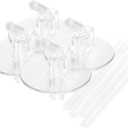 THERMOS FUNtainer 12 Ounce Insulated Kids Water Bottle Replacement Straws, 4 Straws (Clear)