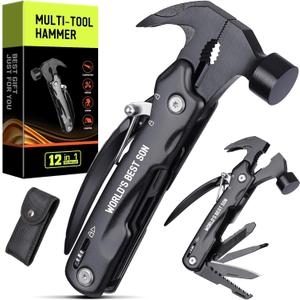 Gifts for Son - Son Gifts from Mom, Dad, Christmas Gift - Sons in Law Gift, Fathers Day Birthday Presents for Sons - Graduation Presents, Multitool Hammer