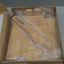 ZUJJAFY Tortilla Press 10 Inch Bamboo Tortilla Maker with 50pcs Parchment Paper, Mexican Tortillera Presser Homemade Tortillas Pataconera Dough Press, Square