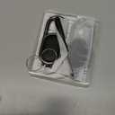 Keychain Air Tracker Tags-2 Pack, Bluetooth Tag Works with Apple Find My APP (iOS only, not for Android), Key Finder Locator with Sound, Item Locator for Keys, Luggage, Backpacks and Suitcases (Black)