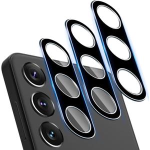 4 x DEERLAMN Camera Lens Protector for Samsung Galaxy S26 Ultra(6.9 Inch),9H Hardness Anti Scratch Easy Installation Tempered Glass [3-Packs] - Black