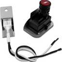 Grill Igniter KIt 80475 for Weber Q120 Q220 Series Grills Electronic Igniter Replacement Parts, Grill Push Electric Button Starter Kit Replacement for Weber Baby Q Parts 516002 566002 566014