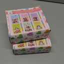 Ceiba tree Valentines Day Cat Dog Puppy Cards Paw Shape Stacking Stackable Pencils Gifts Exchange for Kids Classroom School Class Classmates 24 Sets Kindergarten Preschool, 2Pack