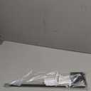 TIBEGOLD 18" Heavy Duty Cane Bolt Gate Drop Rod, Extra Thick Gate Ground Latch Hardware for Wood PVC Vinyl Metal Fences Gates, Wrought Iron Doors Stopper Gate Latches, Black Finish, 1 Pack