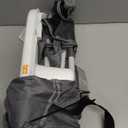 Bright Starts Pop 'N Sit Portable Booster, Indoor/Outdoor Use, Floor Seat with Feeding Tray, Grey, 6 Mos  3 Yrs