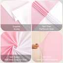White and Pink Arch Backdrop Cover Set of 3 Pink White Arch Covers 6FT 6.6FT 7.2FT Bridal Baby Shower Birthday Party Wedding Photo Arch Backdrop Stand Cover Spandex Stretchy