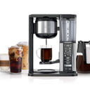 Ninja Specialty Coffee Maker, Hot & Iced Coffee, 6 Brew Styles, 8 Sizes, Small Cup to Travel Mug, 10-Cup Carafe, Fold-Away Frother, Permanent Filter, Removable Reservoir, Black, CM401