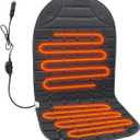 ILLUMINEW Seat Cushion Cover for Full Back and Seat Winter Gifts for Family for Family (Black)