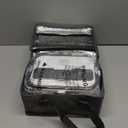 Buddew Electric Lunch Box for Adults, 80W Heated Lunch Box 1.8L Stainless Steel Portable Food Warmer,12/24/110V Lonchera Electrica Portatil for Travel & Work, Loncheras para Hombres de Trabajo(Gray)