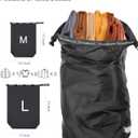 Travel Laundry Bag, Pump-Free Vacuum Compression Dirty Clothes Bag, Small Reusable Waterproof & Washable Laundry Bag, Wet and Dry Bag, Ideal for Suitcases, Road Trip Essentials (1 Pack) Black