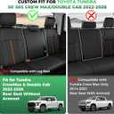 RIDEPOSH for Toyota Tundra Custom Seat Covers 2022-2026 CrewMax/Double Cab