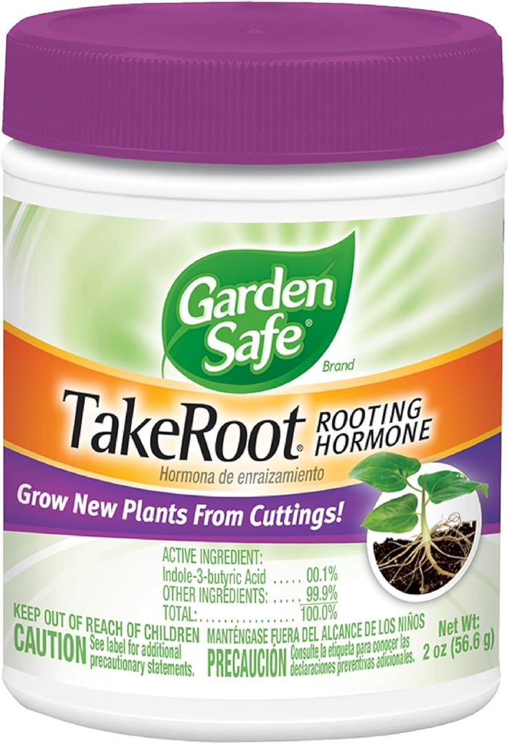 Garden Safe Brand TakeRoot Rooting Hormone, 2 Count, Powder Helps Grow New Plants from Cuttings Including Most Home, Garden and Greenhouse Varieties, 2 Pack