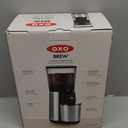 OXO Brew Conical Burr Coffee Grinder - Silver, Stainless Steel Burrs, One-Touch Automatic Smart Grind