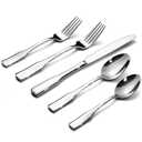 Alata Kate 60-Piece Silverware Set Stainless Steel Flatware Set,Service for 12,Mirror Polished Cutlery Set,Dishwasher Safe