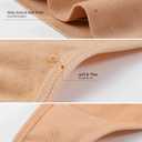 FINETOO 6 Pack High Waisted Thongs for Women, Nylon Spandex Panties Breathable Soft Stretchy Underwear High Rise S