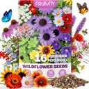 200,000+ Wildflower Seeds Bulk (4oz)  16 Varieties Perennial & Annual Mix, Attract Bees, Butterflies & Hummingbirds, High Germination for Outdoor Pollinator Garden, Unique Gift for Mother, Women, Mom