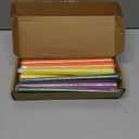 10 Inch Rainbow Spiral Taper Candles for Home Decoration, 12 Pack 6-Color Candlesticks for Dinner Party Wedding Holiday