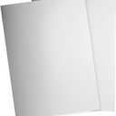 uxcell 2Pcs 304 Stainless Steel Sheet Plate, 6" x 4", 24 Gauge (0.5mm) Thickness, Stainless Steel Plate with Gloves for Crafting, Modelers, Jewelry, Repairs, Electrical Repairs (Silver)