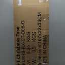 4FT Christmas Tree with 100 Lights, Potted Artificial Christmas Tree Outdoor Decor 8 Mode Timer Waterproof with Real-Like Tips & Round Branches for Front Door, Porch, 2 Pack (Green) (Green)