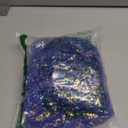 Artoid Mode Blue Gold Gauze Table Runner 120 Inch 10FT, Glitter Metallic Foil Sheer Dining Wedding Anniversary Holiday Table Decor for Home Party (28" x 120")