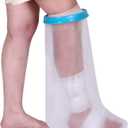 100% Waterproof Cast Shower Cover Leg Cast Cover for Showering After Surgery, Cast Cover Leg Adult, Foot Shower Bag Cast Bag Cast Protector to Keep Wound & Bandages Dry