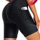 BALEAF Women's 4D Padded Bike Shorts Cycling Underwear with Pockets UPF50+
M
