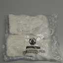 Fancy Knitted Xmas Stockings, 2 Pieces, White