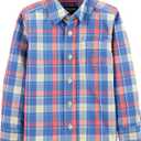 OSHKOSH B'GOSH Boys' Long Sleeve Woven Buttonfront Shirt (4T)