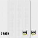 Kuyal Office Chair Mat for Carpet, Set of 2, 40x48 Clear Heavy Duty Computer Chair Mat, Under Desk Protector Carpeted Floors Mat, Easy Chair Movement,Ship Flat