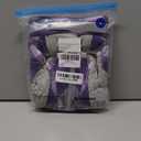 FUAMEY Dog Coat for Small Dogs,Waterproof Dog Winter Jacket with Harness Built in Puppy Cold Weather Coats Reflective Pet Vest with Zipper Warm Fleece Dogs Snowsuit Windproof Purple Plaid S