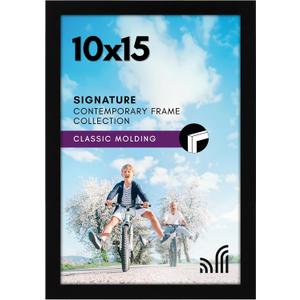 10x15 Picture Frame with Shatter-Resistant Glass