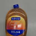 Softsoap Juicy Peach Liquid Hand Soap, Kitchen and Bathroom Hand Soap, Rich Fruity Scent, 50 fl oz Refill Bottle