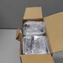 Spice Rack Wall Mounted 4 Tier  Space-Saving Kitchen Spice Organizer for Seasonings  Screw or Adhesive Hanging  Wall Mount Hanging Spice Rack for Wall, Cabinet, Pantry Door (Chrome)