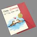 3 x Anniversary Card for Men, Romantic & Funny Anniversary Day Gift for Him or Her, Husband Wife & Boyfriend Girlfriend, Cute Home Decoration, Double-Sided (06)