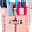 CLC Custom Leathercraft 700 Tool Pouch, Heavy Duty, 5-Pocket, Tan
