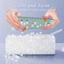 Mini Ice Cube Tray for Freezer: GGUW Nugget Ice Cube Tray with Bin - Crushed Ice Tray Making 4108 PCS Icecube - Easy Release Iced Maker Trays