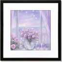 24x24 Frame Black, Display Picture 20x20 with mat or 24x24 Without mat, Photo Poster Picture Frame Wall Mounting Home Decor, 1-PCS