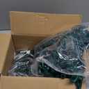 Moonflor C9 LED Christmas Lights Outdoor with 50 Spring Clips, 50ft 50 LED Waterproof Strawberry String Lights, Commercial Grade Extendable Perfect for Roofline Patio House Xmas Decor, Pure White