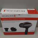 Remington Damage Protection Hair Dryer with Ceramic Ionic Tourmaline Technology, Black, Diffuser and Concentrator, 3 Piece Set