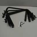 Metal Bed Frame Mattress Slide Stopper(H5.2) 4Pcs Keeping Mattress from Sliding for Foot of Adjustable Beds 4pcs for Metal Bed Frame Black