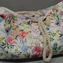 American Mahjong Set with 3-Piece Floral Mahjong Bag Set, 17.3in